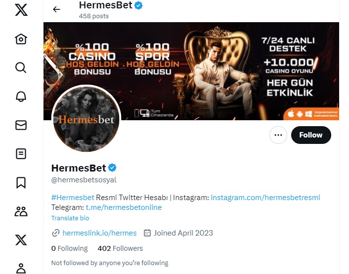 Hermesbet Twitter